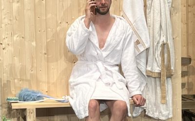 Allein in der Sauna